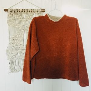 Rust colored Early Winters Pullover